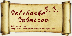 Veliborka Vukmirov vizit kartica